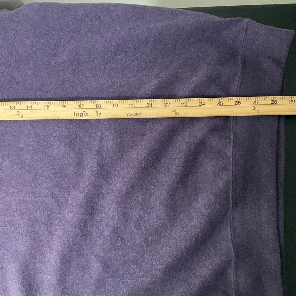 Peter Millar Mens XL Purple 100% Cotton‎ Quarter Zip Pullover Sweater Mock Neck